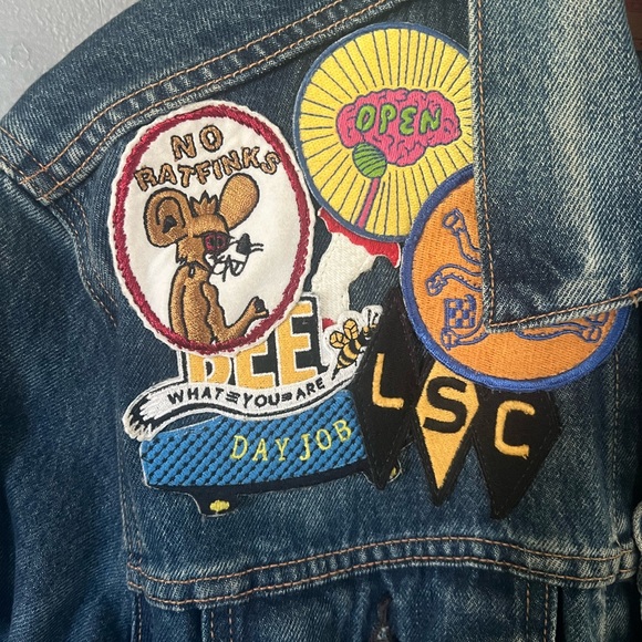 Levi’s Patchwork Denim Jacket - Picture 2 of 11